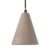 Kapego Pendant lamp, Pegasis, bulb(s) not included, constant voltage, 220-240V AC/50-60Hz, number of bases: 1, E27, 1x max. 25,00 W, concrete, gray, paintable, IP20