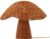 KidsDepot Boletus Tafellamp D40,5x34cm – Mushroom brown rotan – E27