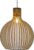 KLIMliving – Hanglamp River – Met lichtbron – E27 – Diameter 55 – Zwarte details – Woonkamer – Slaapkamer – Rond