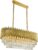 Kroonluchter – Astraluxe Series – Hanglamp – Goud – Ovaal – 80*35 CM