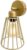 Lamp – Wandspot antiek brass – industriële lamp – opengewerkte wandlamp – H25cm