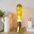 Lavalamp – Sfeerlamp – Gloeilamp – Magma Kleur – Goud