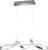 LED Hanglamp – Hangverlichting – Torna Peruino – 37W – Natuurlijk Wit 4000K – Dimbaar – Rond – Glans Chroom – Aluminium