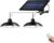 LED solar hanglamp – Koud wit – 100 Lumen – Met afstandsbediening – 2 stuks