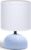 LED Tafellamp – Tafelverlichting – Aigi Conton 2 – E14 Fitting – Rond – Mat Blauw – Keramiek