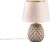 LED Tafellamp – Torna Aroniz – E14 Fitting – Rond – Roze – Keramiek