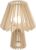 Leitmotiv Tafellamp Edged Mushroom hout – natuur – H 29 cm