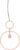 Light & Living Hanglamp Dorina – 30cm – oud roze