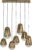 Light & Living Hanglamp Maeve – 7-Lamps – Goud