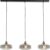 Light & Living Hanglamp Solna – 3-Lamps – Smoke/Antiek Brons