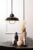 Light & Living Mare Hanglamp – Zwart/Wit – Ø35×15,5 cm