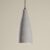 Lindby – hanglamp – 1licht – beton, metaal – H: 30 cm – E27 – beton grijs