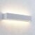 Lindby – LED wandlamp – 1licht – metaal – H: 8 cm – wit – Inclusief lichtbron