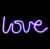 LOVE | NEON-SIGN – HANGMODEL | Neon led sign – Kunststof – Niet verstelbaar – Voor binnen – Geen fitting – Aan/uit schakelaar – op product – USB – Batterij – Geen personage