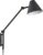 Lucande – wandlamp – 1licht – staal – H: 25 cm – E27 – zandzwart, wit