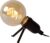 Lucide PUKKI – Tafellamp – LED – E27 – 1x5W 2200K – Zwart