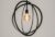 Lumidora Hanglamp 73431 – JIM – E27 – Zwart – Metaal