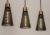 Lumidora Hanglamp 73803 – TEMBO – 3 Lichts – E27 – Zwart – Messing – Metaal