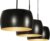 Lumidora Hanglamp 74703 – ZWEEDS – 3 Lichts – E27 – Zwart – Goud – Metaal