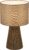 Lumidora Tafellamp 74739 – PAPER – E14 – Bruin – Beige – Naturel – Textiel – ⌀ 24 cm