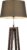 Lumidora Vloerlamp 31343 – LILLE – E27 – Grijs – Bruin – Hout – ⌀ 45 cm