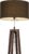 Lumidora Vloerlamp 31348 – LILLE – E27 – Bruin – Hout – ⌀ 45 cm