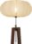 Lumidora Vloerlamp 31377 – LILLE – E27 – Bruin – Beige – Hout – ⌀ 50 cm