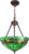 LumiLamp Hanglamp Tiffany Ø 31×155 cm Groen Metaal Glas Libelle Hanglamp Eettafel