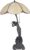 LumiLamp Tiffany Tafellamp Ø 41×70 cm Beige Bruin Glas Tiffany Bureaulamp