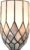 LumiLamp Wandlamp Tiffany 18×27 cm Grijs Glas Tiffany Lampen