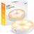 LUSQ® Draadloze ledlamp – Warm/Wit licht – Draadloze wandlamp – Draadloze ledspot – USB oplaadbaar – Dimbaar – met Magneet