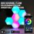 Luumuu® Hexagon LED Lamp – Wandlamp – Smart Lamp – RGB LED Verlichting – 16 Miljoen Kleuren App – Sfeerlamp