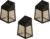 Luxform – 3x Solar Wandlamp – Vigo – 8 Lumen – Werkend op zonne-energie – Set van 3 stuks