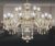 LuxiLamps – Crystal Chandelier – 15 Arm Kristallen Kroonluchter – Cognac – Hanglamp – Woonkamerlamp – Moderne lamp – Plafonniere