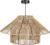 Mica Decorations Elsa Hanglamp – H28 x Ø50 cm – Jute – Lichtbruin