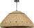 Mica Decorations Joulz Hanglamp – H22 x Ø41 cm – Jute – Lichtbruin