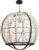 Mica Decorations Pella Hanglamp – H50 x Ø50,5 cm – Linnen – Off White