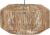 MUST Living Pendant lamp Soller,43xØ62 cm, abaca