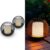 Navaris 2x oplaadbare solar tuinlantaarn – Set van 2 led-lantaarns – Voor tuin, patio of wandelpaden