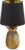 Navaris tafellamp in ananas design – Ananaslamp – 35 cm hoog – Decoratieve lamp van keramiek – Pineapple lamp – E14 fitting – Goud/Zwart