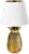 Navaris tafellamp in ananas design – Ananaslamp – 40 cm hoog – Decoratieve lamp van keramiek – Pineapple lamp – E27 fitting – Goud/Wit