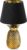 Navaris tafellamp in ananas design – Ananaslamp – 40 cm hoog – Decoratieve lamp van keramiek – Pineapple lamp – E27 fitting – Goud/Zwart