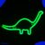 Neon Lamp – Dino – Incl. 3 Batterijen – Neon Verlichting – Neon Led Lamp – Neon Wandlamp