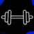 Neon Lamp – Dumbbell – Fitness – Incl. Ophanghaakjes – Neon Sign – Neon Verlichting – Neon Led Lamp – Wandlamp