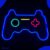 Neon Lamp – Game Controller Blauw Playstation – Incl. Ophanghaakjes – Neon Sign – Neon Verlichting – Neon Led Lamp – Wandlamp – Mancave