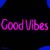 Neon Lamp – GoodVibes Roze – Incl. Ophanghaakjes – Neon Sign – Neon Verlichting – Neon Led Lamp – Wandlamp