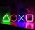 Neon led lamp – Game Controller Buttons – Playstation – Wandlamp – Neon Verlichting – Sfeerverlichting – Neon Led Lamp – Verlichting