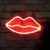 Neon verlichting – Lips – Rode sfeerlicht – Wandlamp – Nachtlamp – Decoratieve Verlichting – Led verlichting –