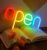 Neon verlichting open – Openbord – Open – Neon wandlamp – Neon ligt – Led- Open – Sfeerverlichting – Neonlicht – Neon lamp – Neonverlichting – Neon verlichting – Tafellampen -…