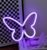 Neon verlichting vlinder paars – Vlinder – Neon wandlamp – Butterfly – Neon ligt – Sfeerverlichting – Neonlicht – Neon lamp – Neonverlichting – Neon verlichting – Tafellampen -…